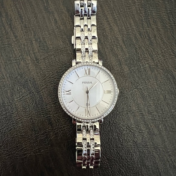 Fossil Jacqueline ES3545 Women's Silver Stainless Steel Analog Dial Watch RQ100 - Picture 5 of 5